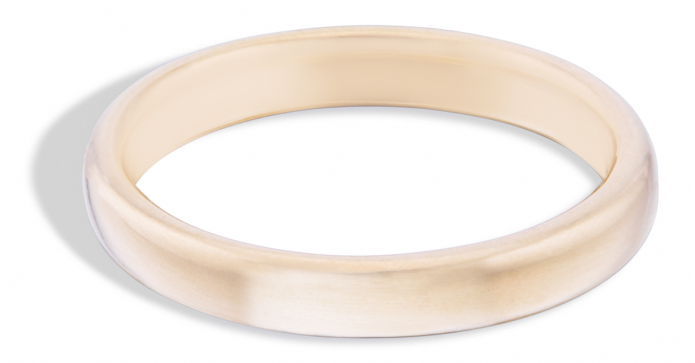 3mm Classic Round Bangle Bracelet in 14k Yellow Gold - Filigree Jewelers