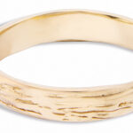Quill Narrow Band in 14kt Yellow Gold