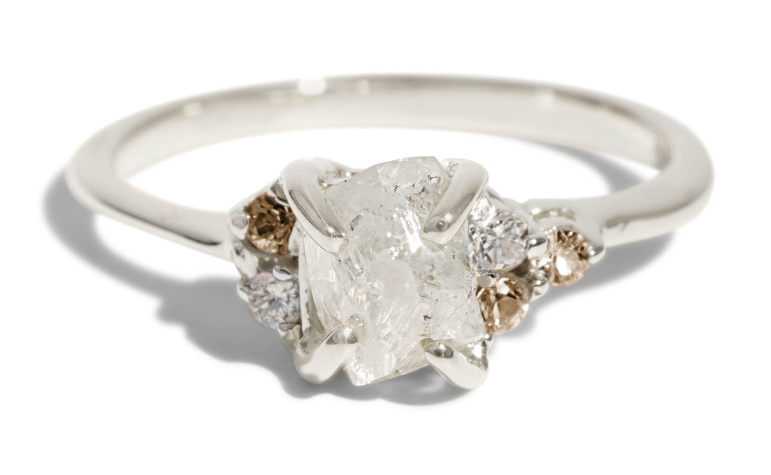 Moi Et Toi Labradorite Diamond Ring Ring, Two Stone Engagement Ring - Sivan  Lotan Jewelry