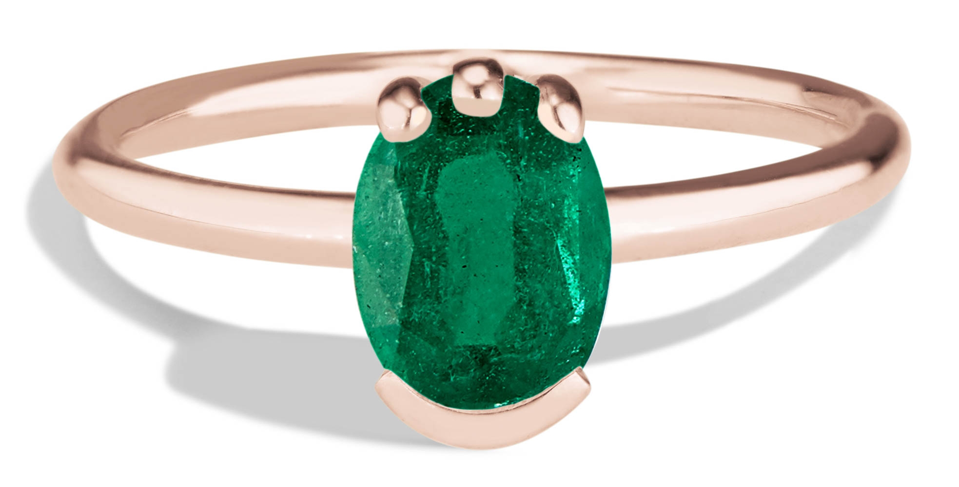 Lush Oval Emerald Ring - Jennifer Dawes Design