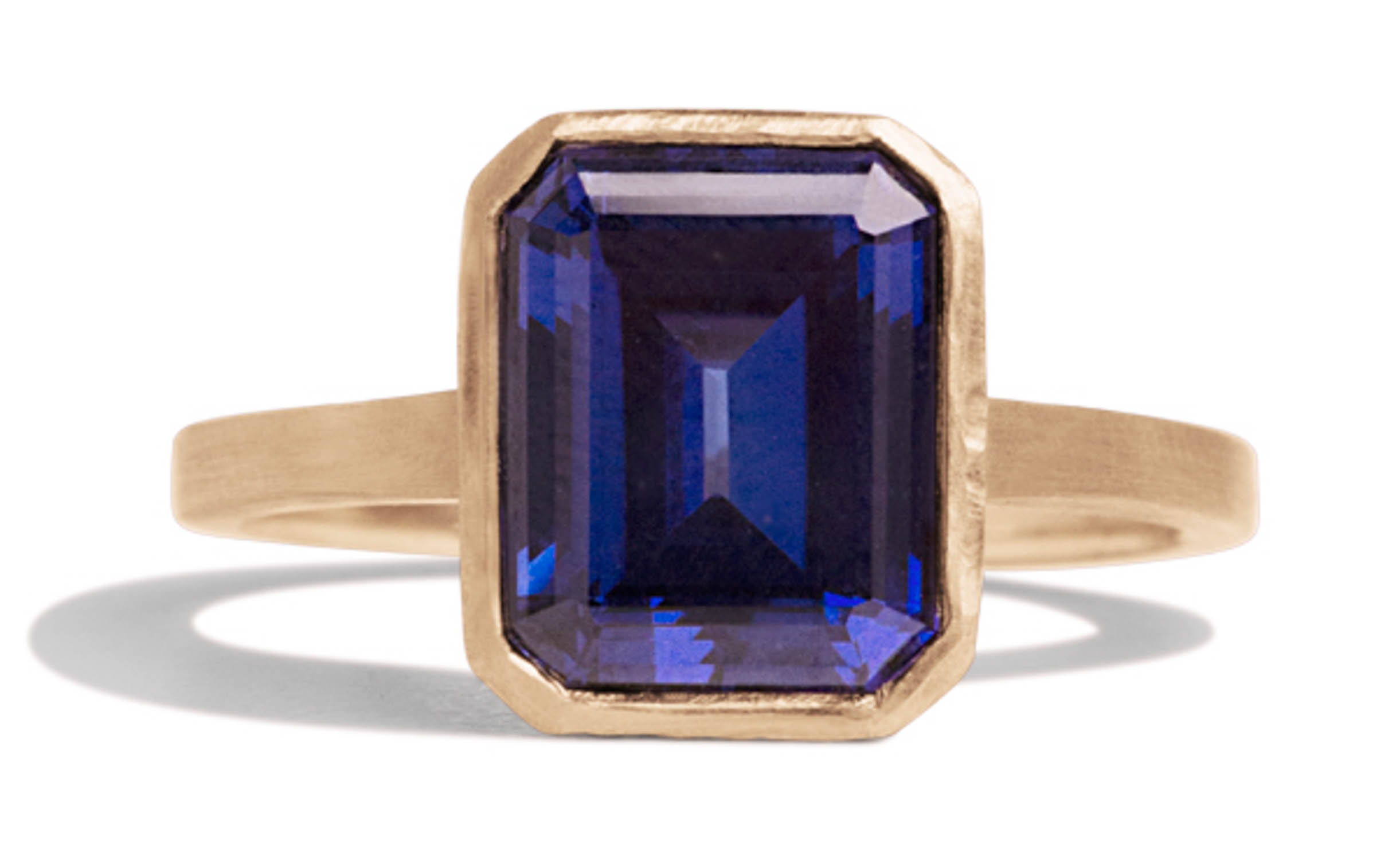 18k Yellow Gold Genuine 1.68 Cttw Gray Blue Sapphire & Diamond Ring –  Exeter Jewelers