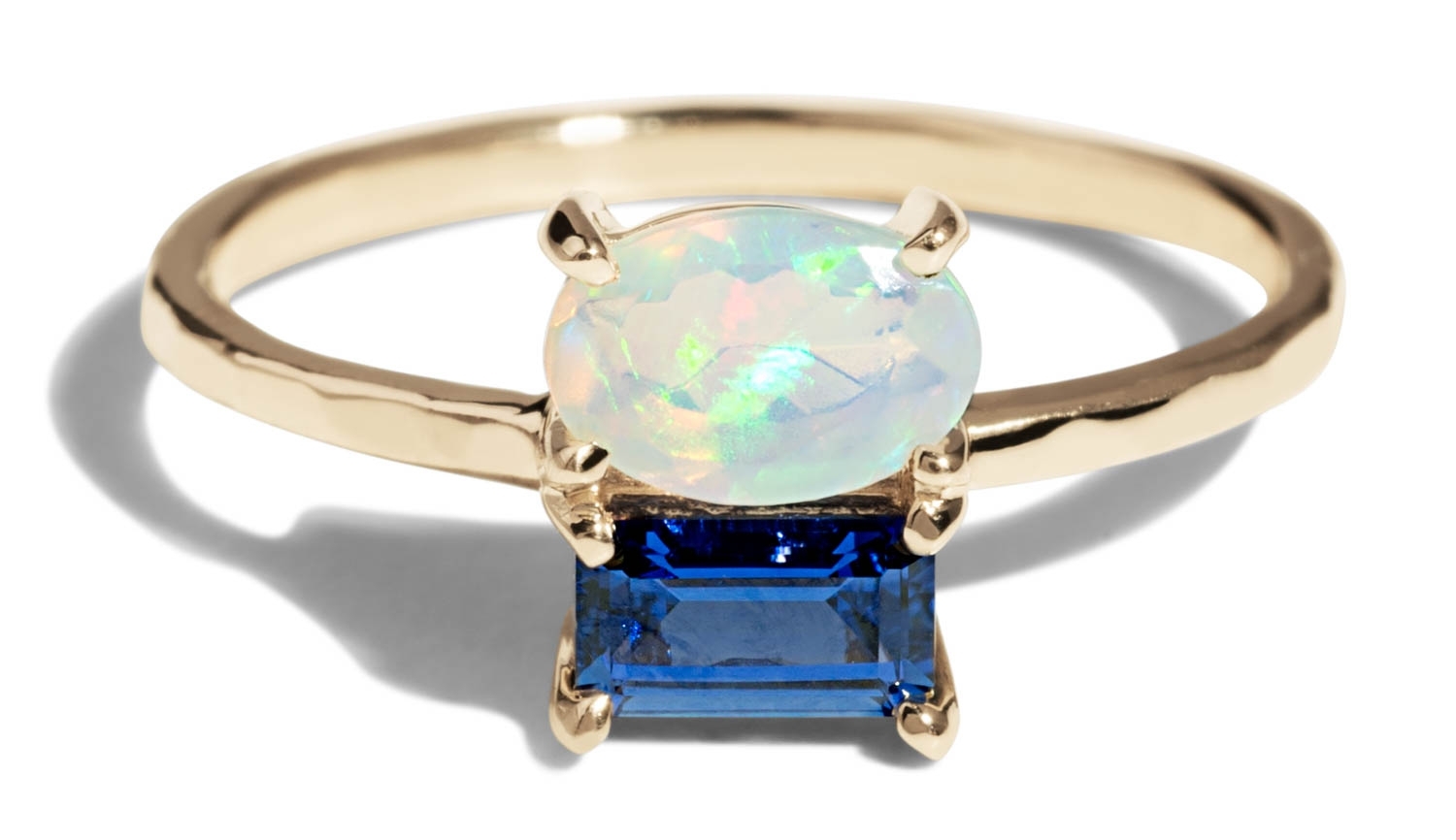 Raw Opal Engagement Ring For Woman, Silver Opal Ring, Raw Gemstone Eng –  JadedDesignNYC