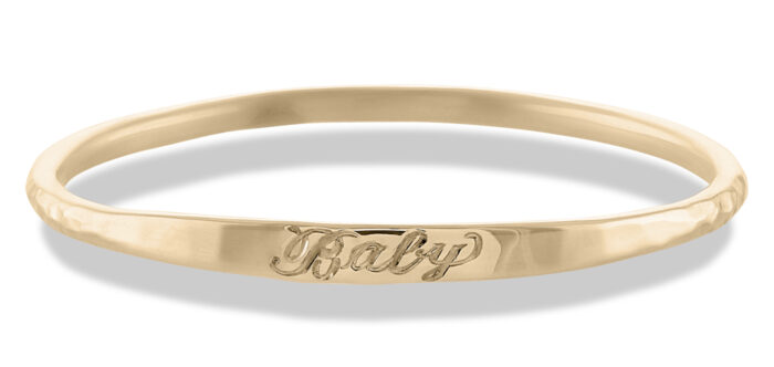 22K Gold Baby Ring - 235-GR8162 in 0.700 Grams