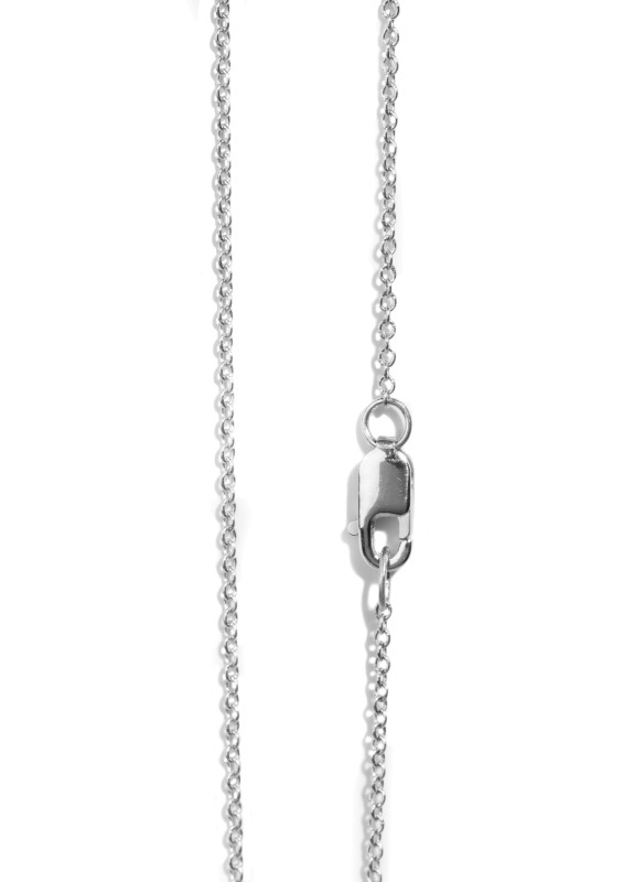 1mm 14kt White Gold Wheat-Chain Necklace | Ross-Simons