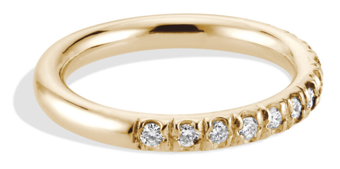 Archetype Stacking Eternity Ring in 18K Gold with Diamonds - Baxter Moerman