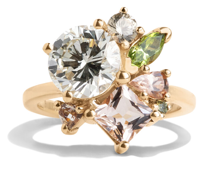 Custom Morganite Engagement Ring | Philadelphia Private Jeweler | Uniq