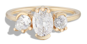 Lash Triad Eaves Diamond Ring