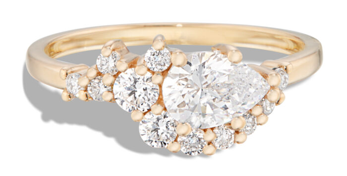 Sway Cluster Diamond Ring - Bario Neal
