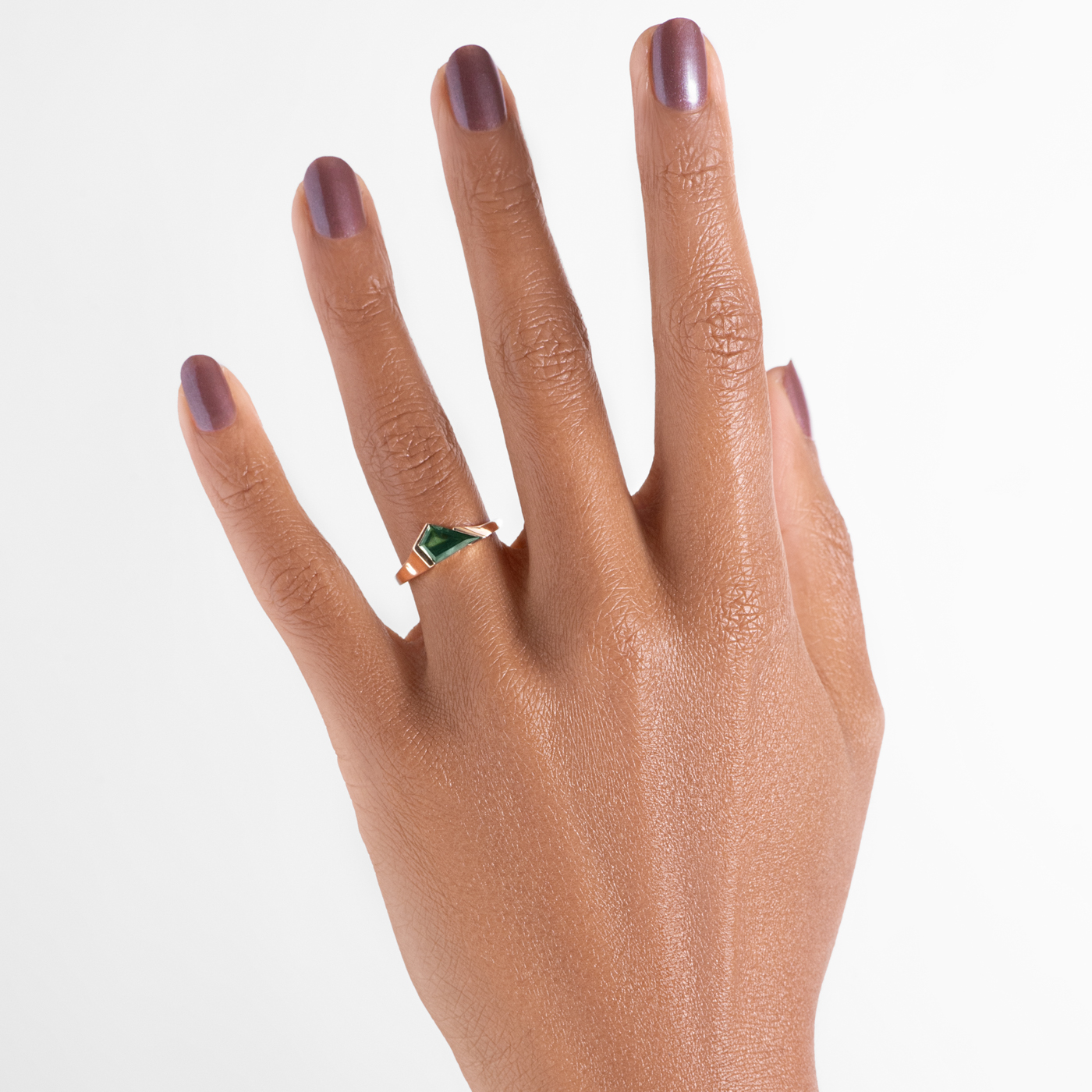 Icon Kite Blue Green Sapphire Ring | Bario Neal